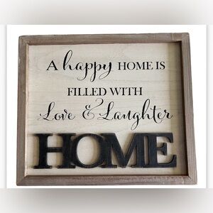 Happy Home Arrow Sign Replacement.